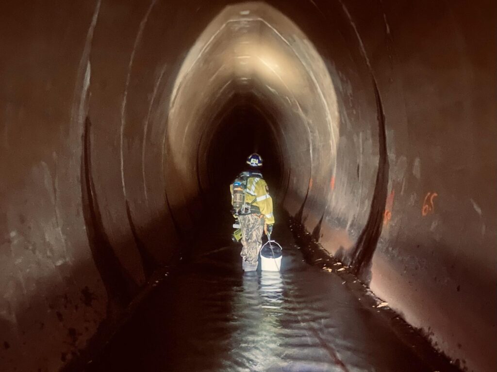 RRI in a Sewer
